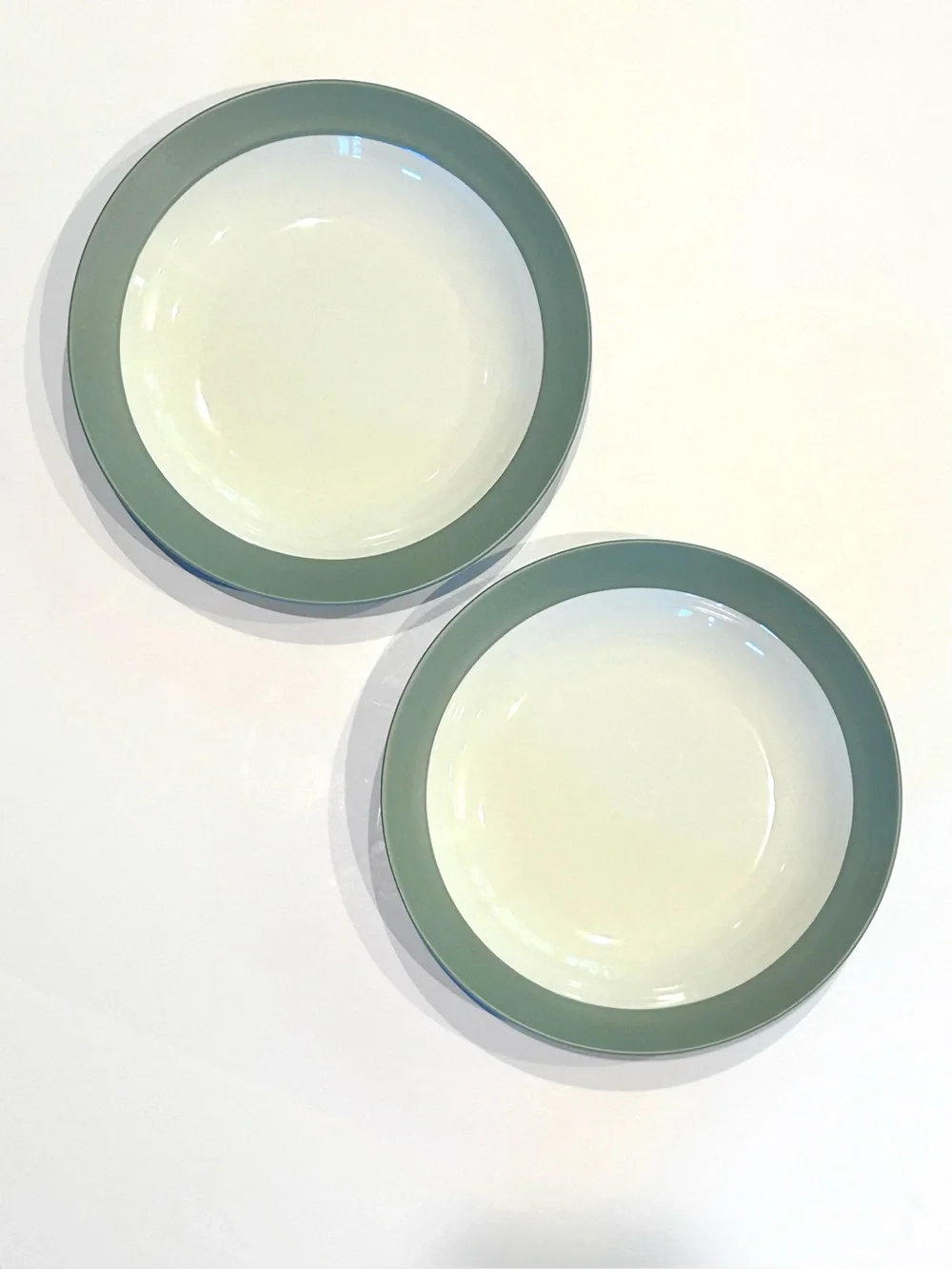 Noritake Colorwave Green Large Pasta Bowls 8485Y 10.5